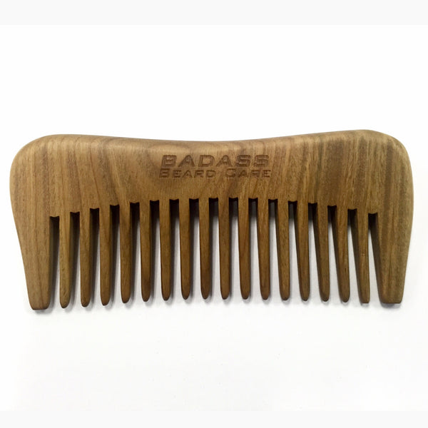 Hand Carved Sandalwood Beard Comb